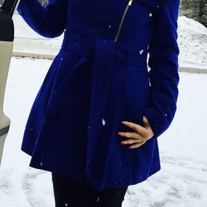 Siena Studio Royal Blue Wool Coat